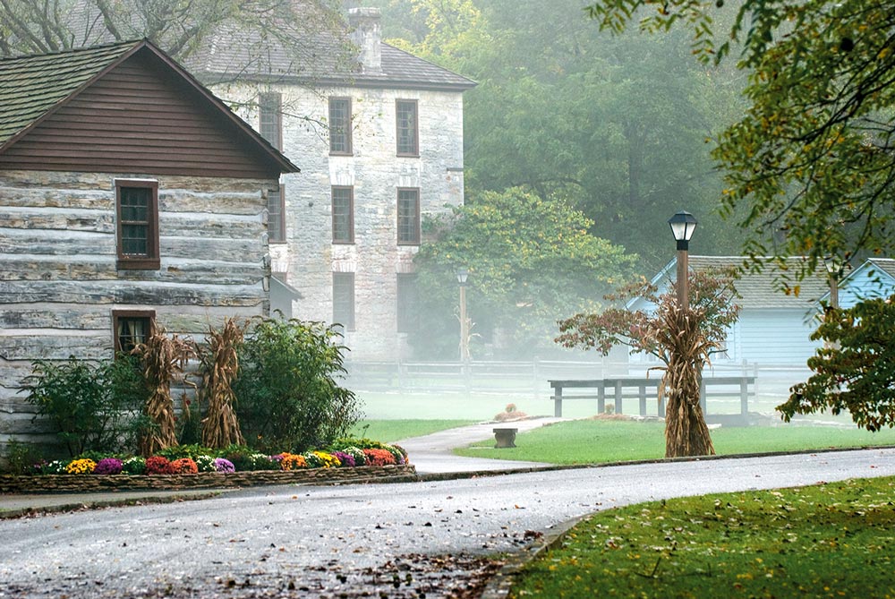 Haunted Village at Spring Mill State Park Limestone Country