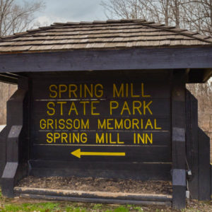 Spring Mill Entrance Sign