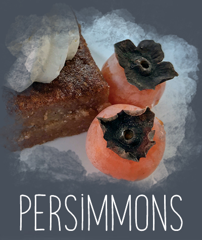 Persimmons and Recipes